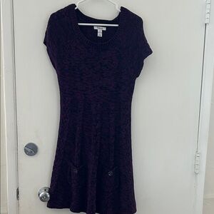 Style & Co. Dark Purple Mini Dress